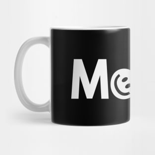 Morals artistic typography design Mug